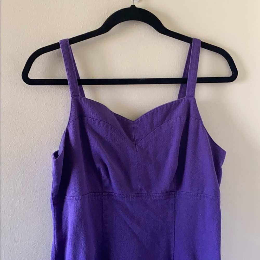 Purple Woven Dress from Metrostyle